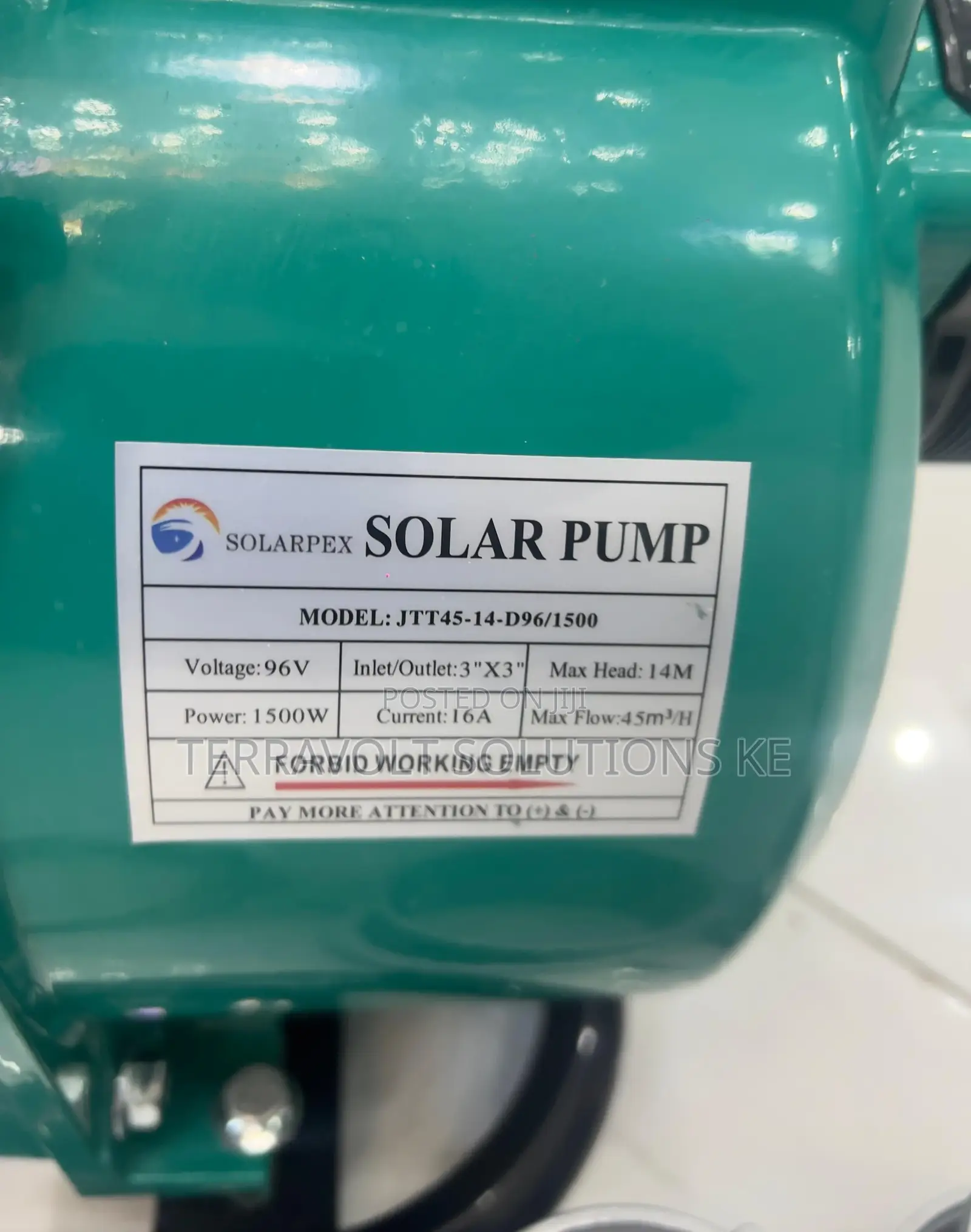 3inch 1500w Solar Water Pump
