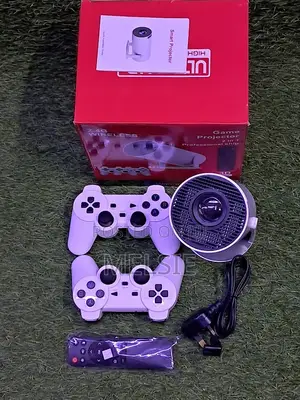 Home Theater Projector With Built-in Gaming System and Wif
