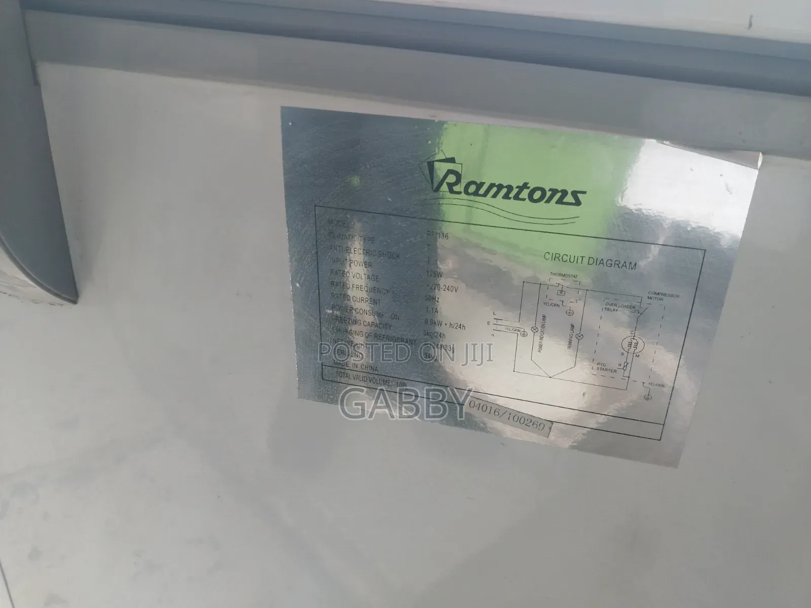 Ramtons Deep Freezer