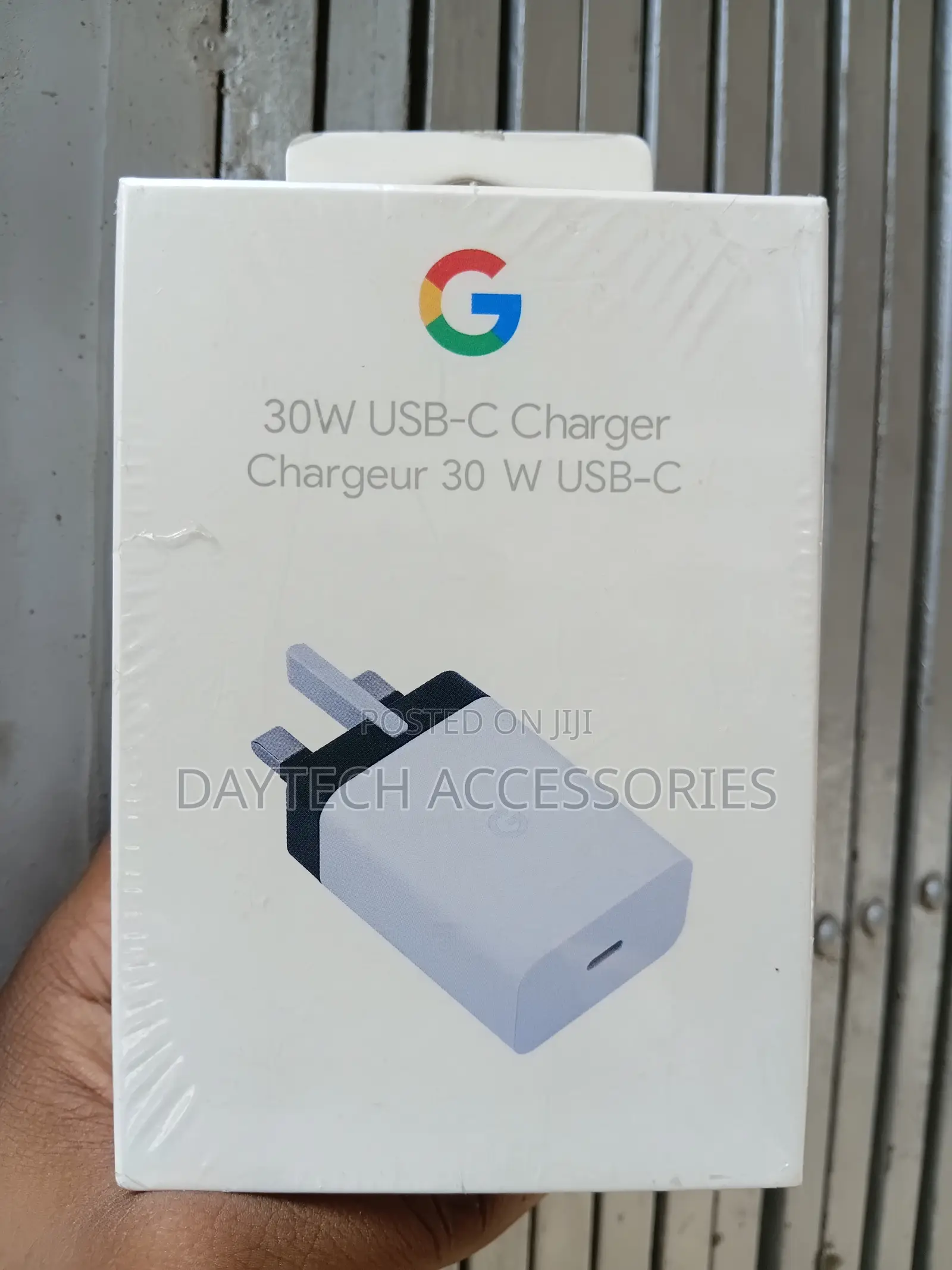 Official Genuine Google Pixel 30w Pd Fast Charger - White