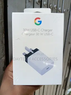 Official Genuine Google Pixel 30w Pd Fast Charger - White