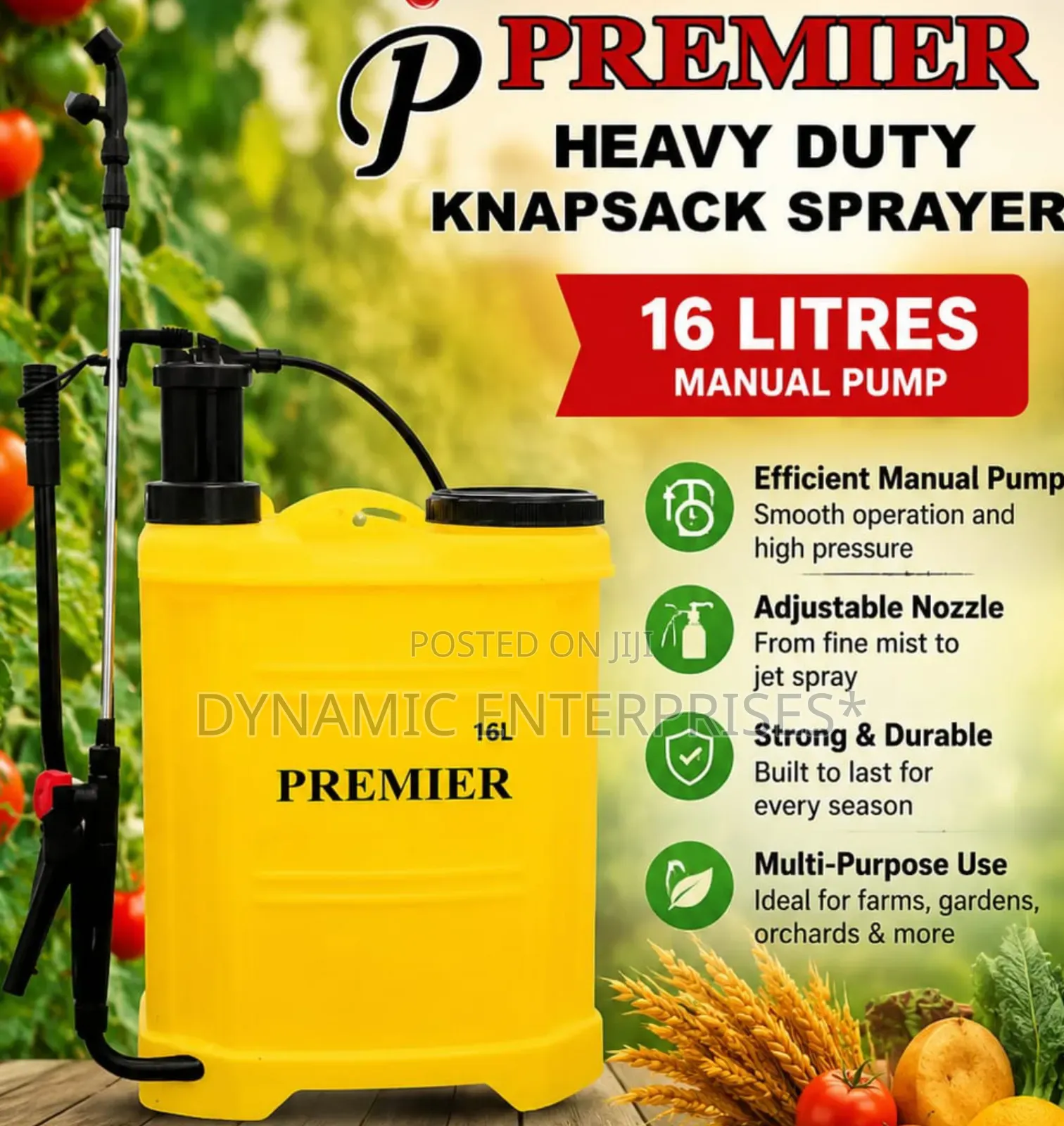 16ltrs Premier Knapsacker