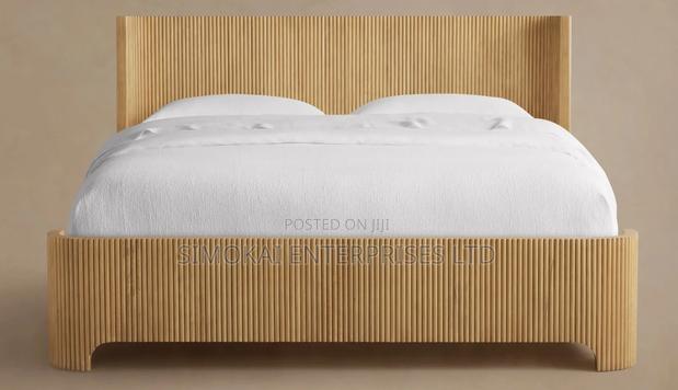 King Queen Size Available in Natural Teak or Chestnut/Walnut - thumbnail 3