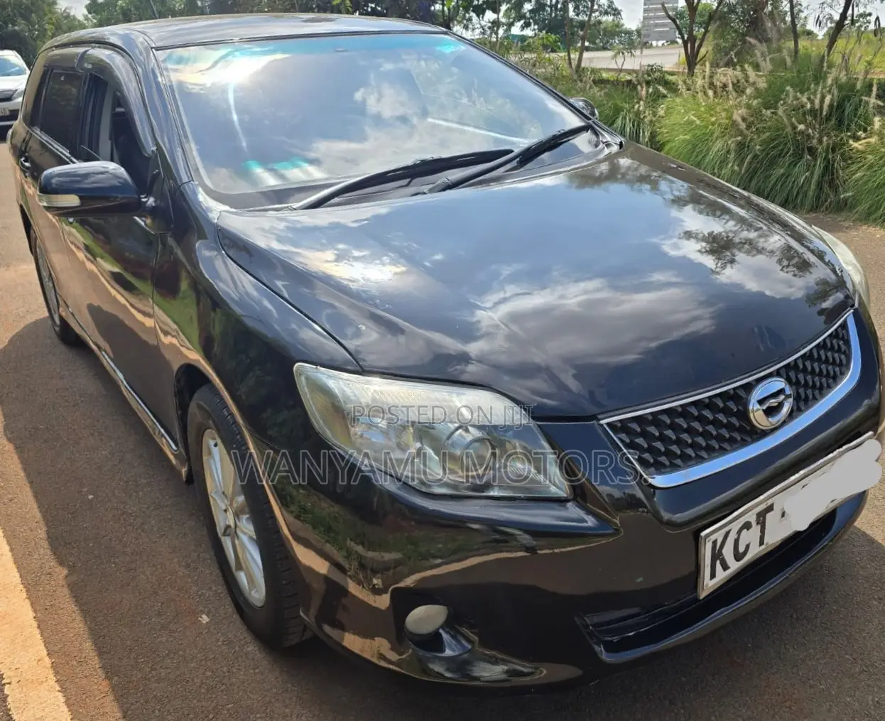 Toyota Corolla Fielder 2012 Black