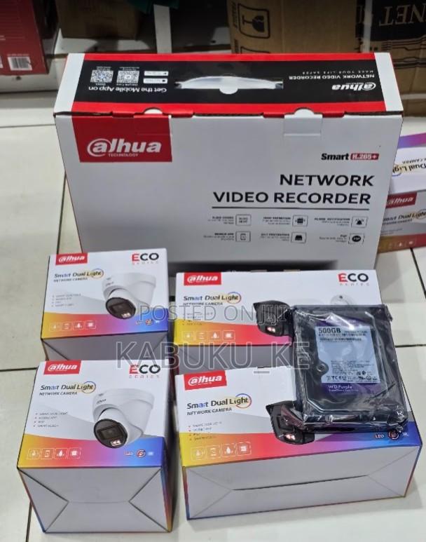 Dahua 4 Channel 2mp Eco Series Ip Camera Full Kit