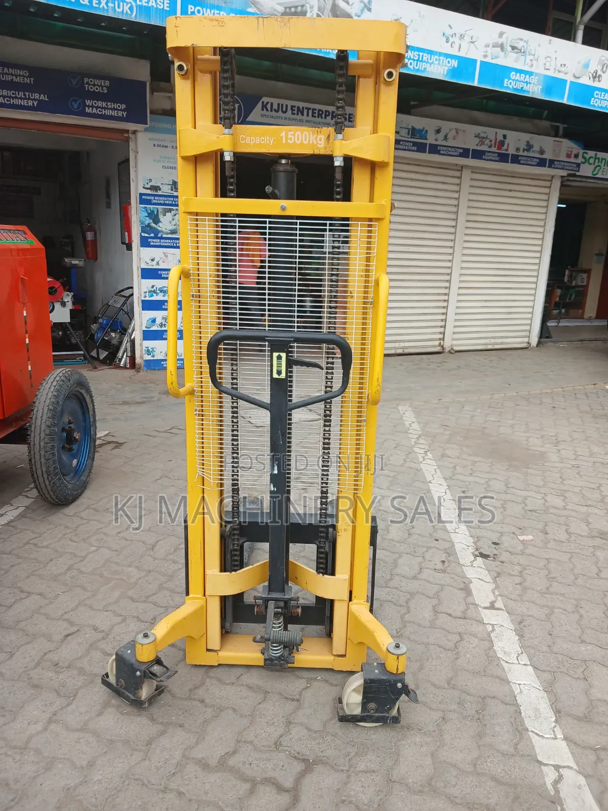 : 1.5 Ton Manual Hydraulic Stacker Forklif