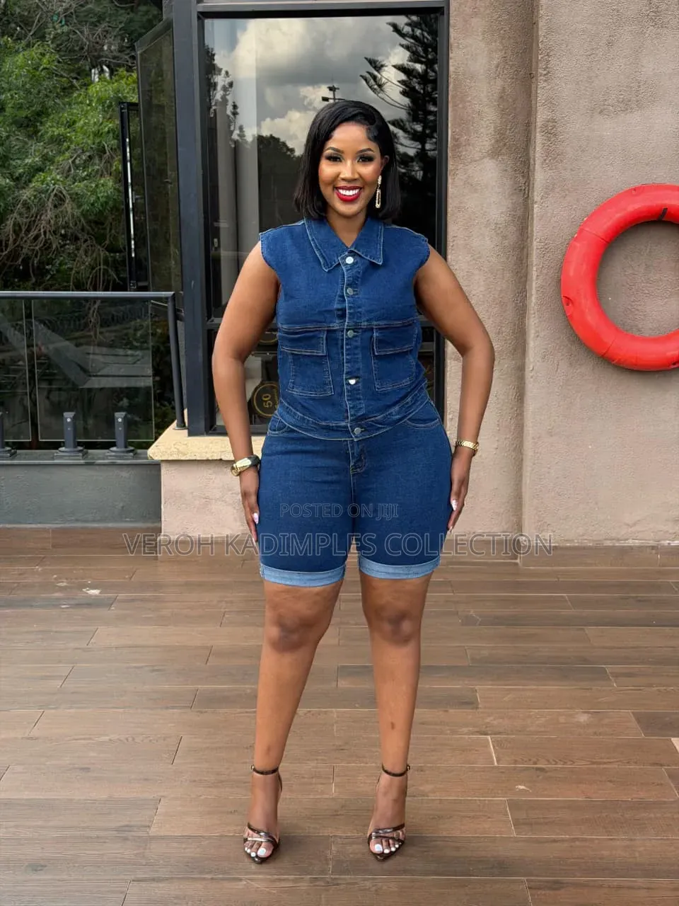 Denim 2pc Set.