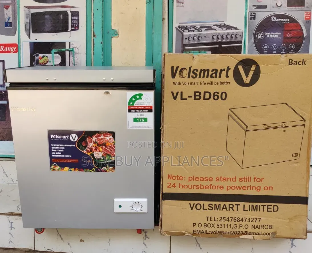 Volsmart Vl-Bd60 60l Chest Freezer – Low Power Use