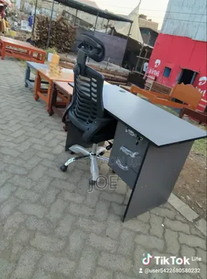 Office Chair and Desk