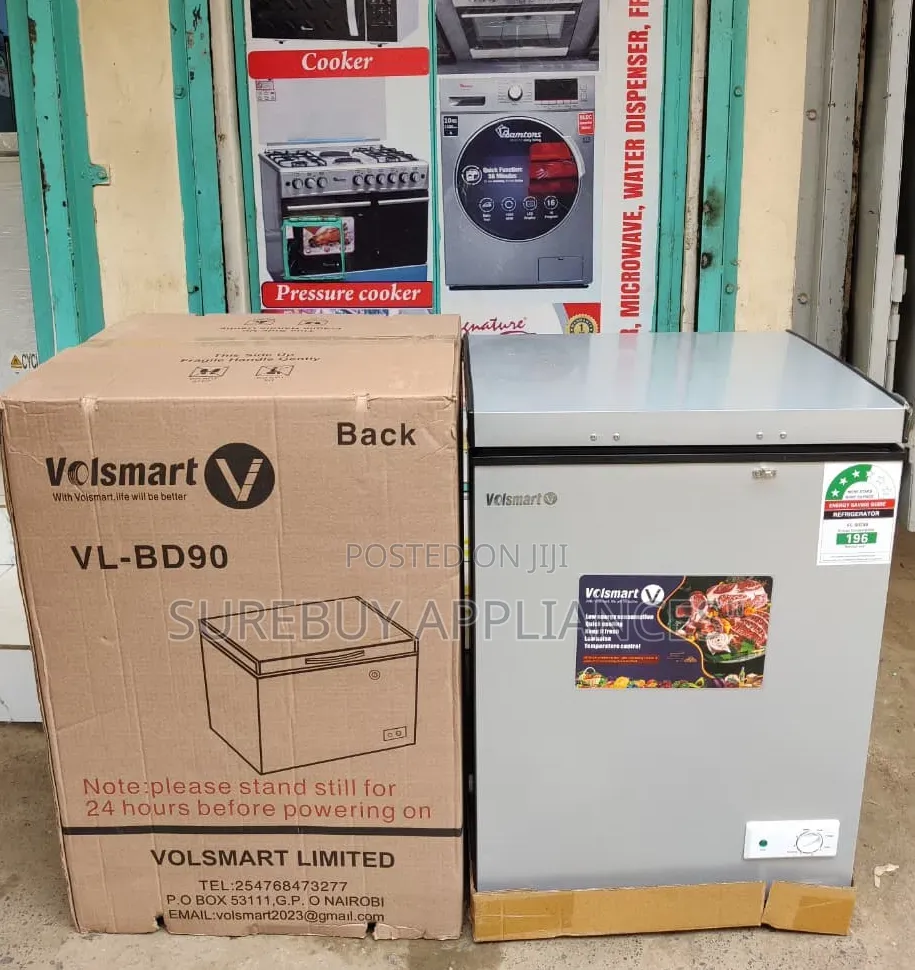 Volsmart 90l Deep Freezer – Fast Cooling Low Noise
