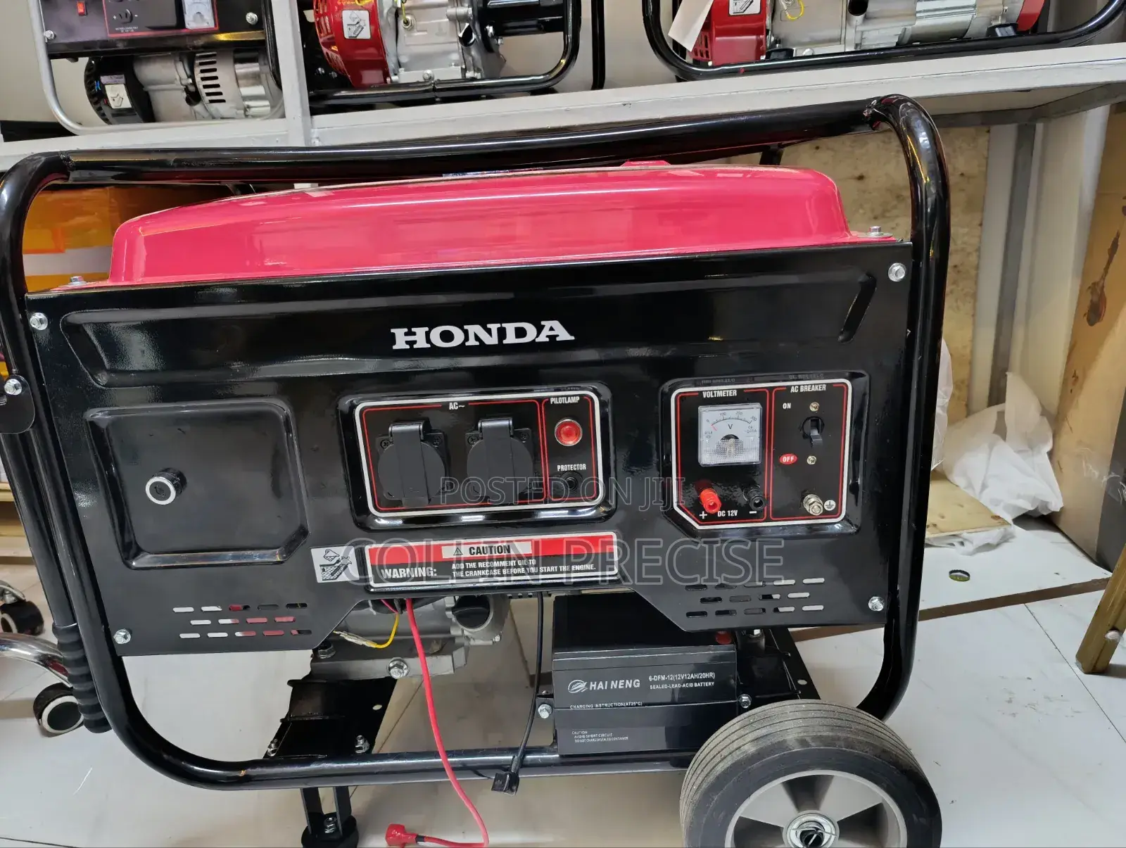 Honda 8.5kva Gasoline Trolley Generator-Electric Start