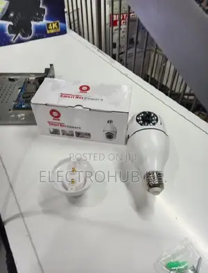 Smartnet V380 Bulb PTZ Camera Wifi Rotating Security CCTV