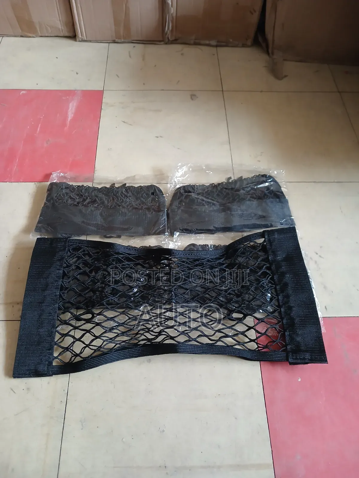 Universal Car Elastic Mesh Storage Net – Back Seat Organizer