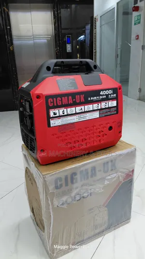 Cigma Uk 4000i Ac Silent Inverter 3.6kw/4kva Petrol Generator