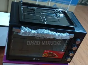 Nunix 60l Electric Oven in Black With a Rotisserie Functions