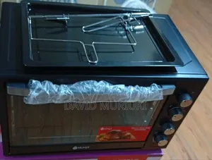 Nunix 60l Electric Oven in Black With a Rotisserie Functions