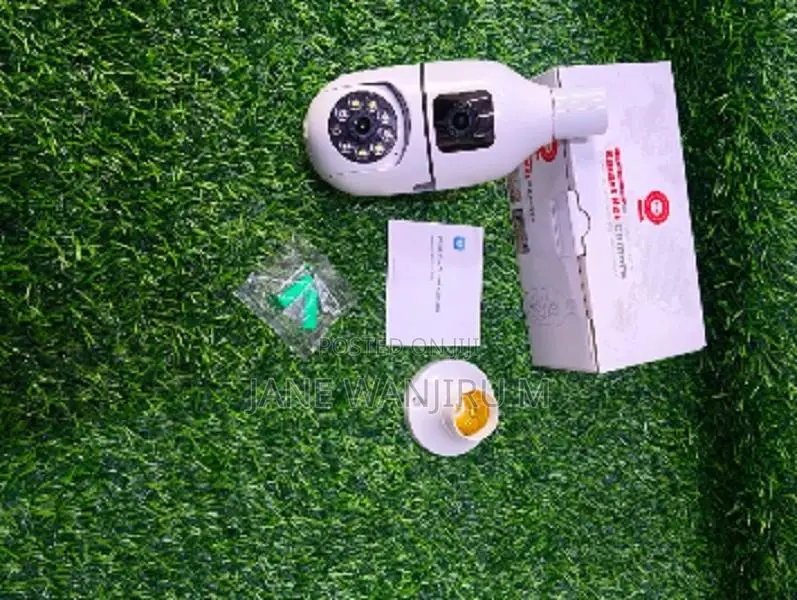 ! V380 Pro 360° Bulb Cctv Camera – Smart Home Protection