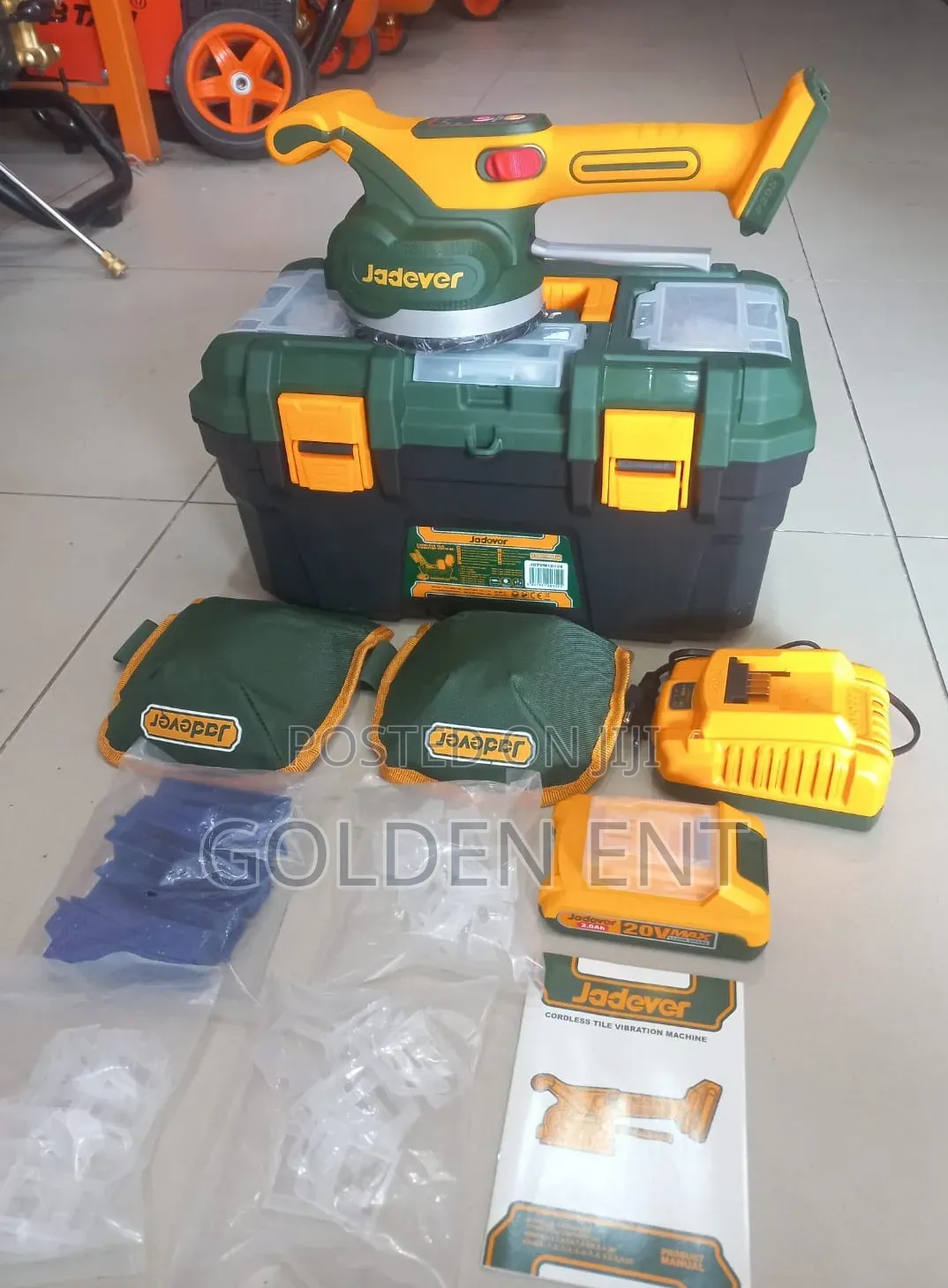 Jadever Cordless Tile Vibrator Machine