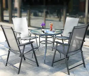 Outdoor Set: Multi-Purpose Outdoor Furniture With Folding and Chairs