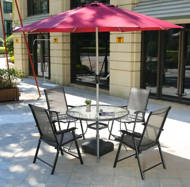 Outdoor Set: Multi-Purpose Outdoor Furniture With Folding and Chairs