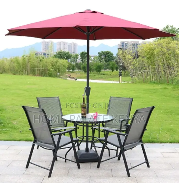 Outdoor Set: Multi-Purpose Outdoor Furniture With Folding and Chairs
