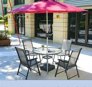 Outdoor Set: Multi-Purpose Outdoor Furniture With Folding and Chairs