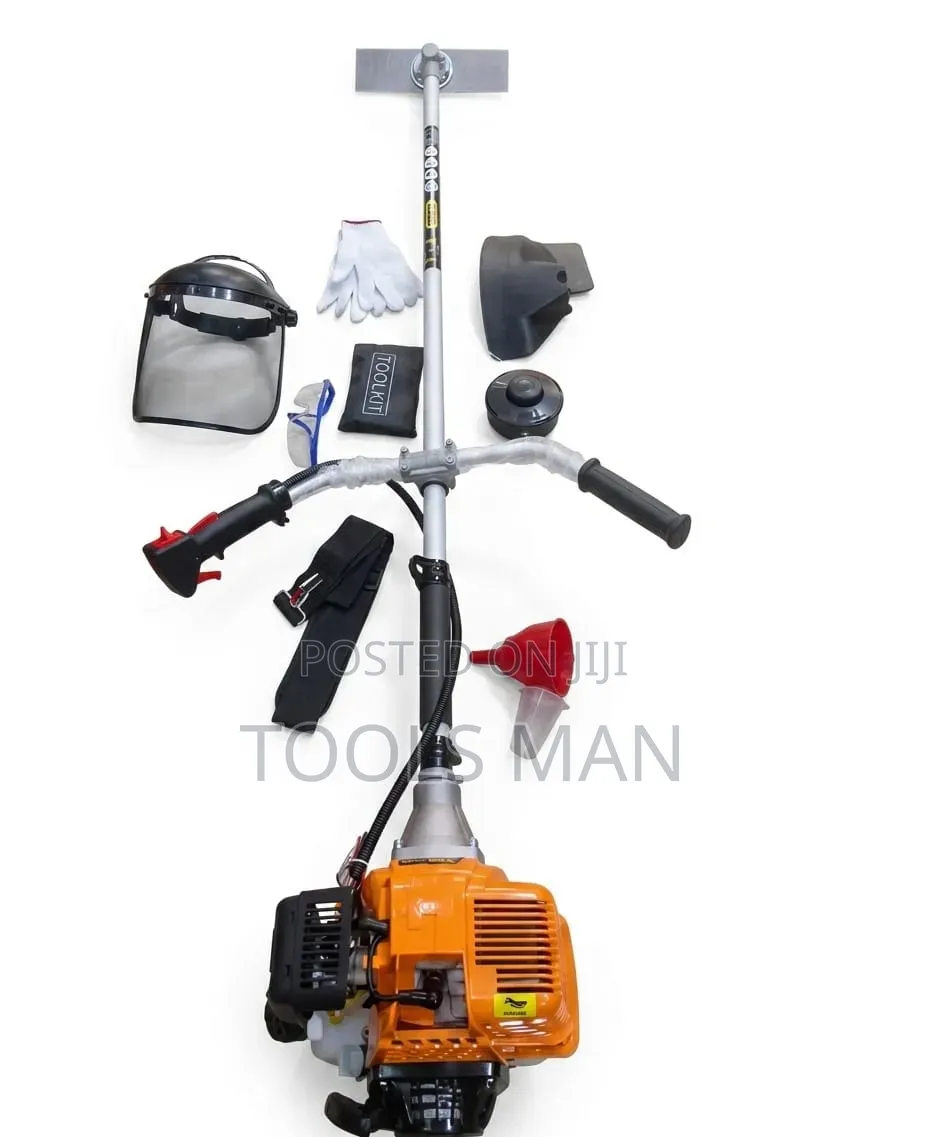 Professional Petrol Brush Cutter and Grass Trimmer With Safety Kit.