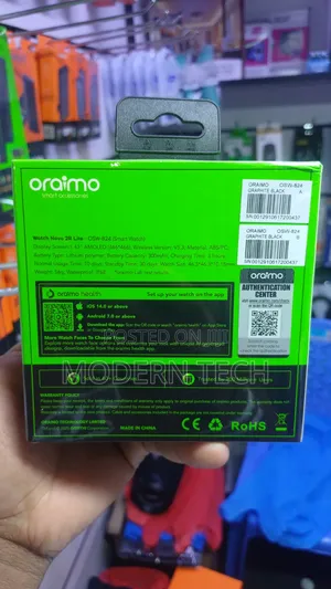 Oraimo Watch Nova 2r Lite 1.43" Amoled 30-Day Standby Smart Watch