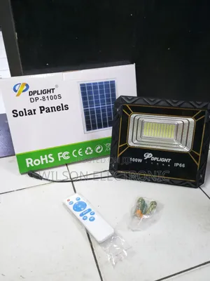 Solar Floodlight 100w. Outdoor Security Light