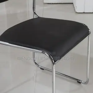 Office Chairs; Leather Visitors Armless Office Chairs