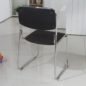 Office Chairs; Leather Visitors Armless Office Chairs