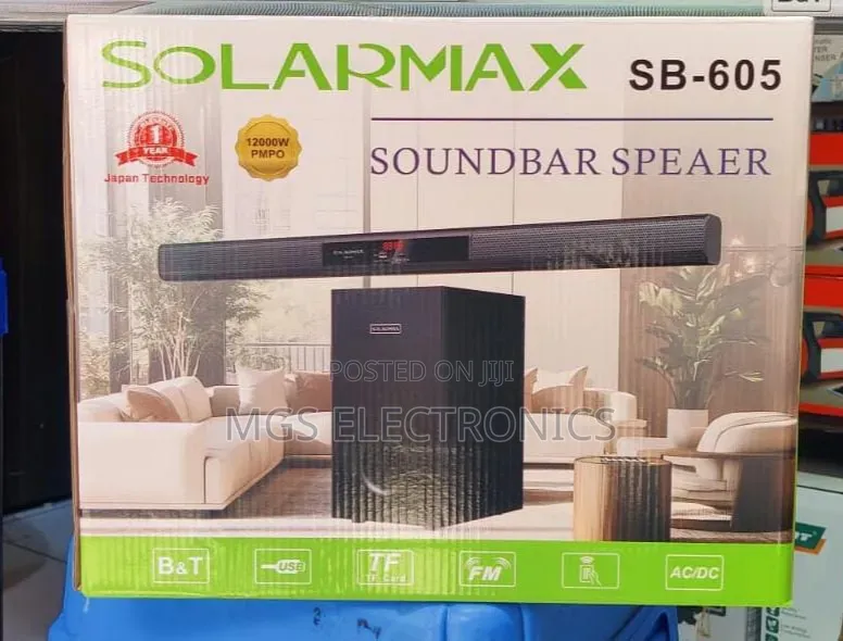 *Solarmax Sb605 2.1 Soundbar 
*New *