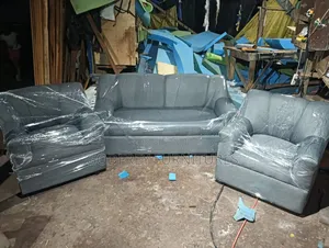 5 Seater Grey Sofa Set