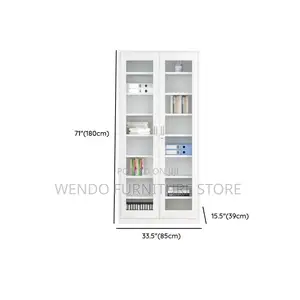 Office Cabinet; Steel Gray Filing Adjustable Shelves Cabinet