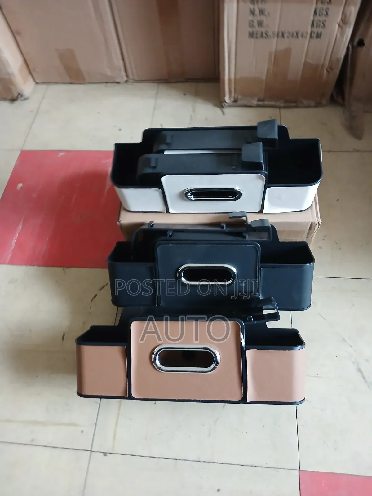 Multifunction Car Seat Organizer – Cup Holders Tissue Storage