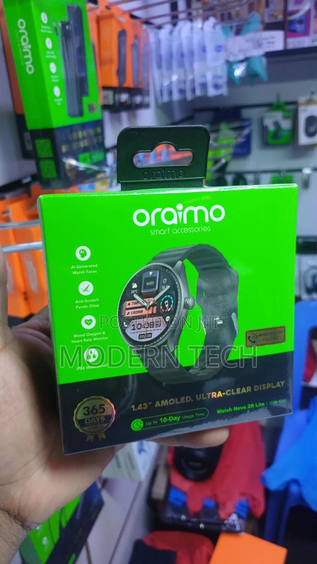 Oraimo Watch Nova 2r Lite – Hd Bluetooth Calling - thumbnail 2