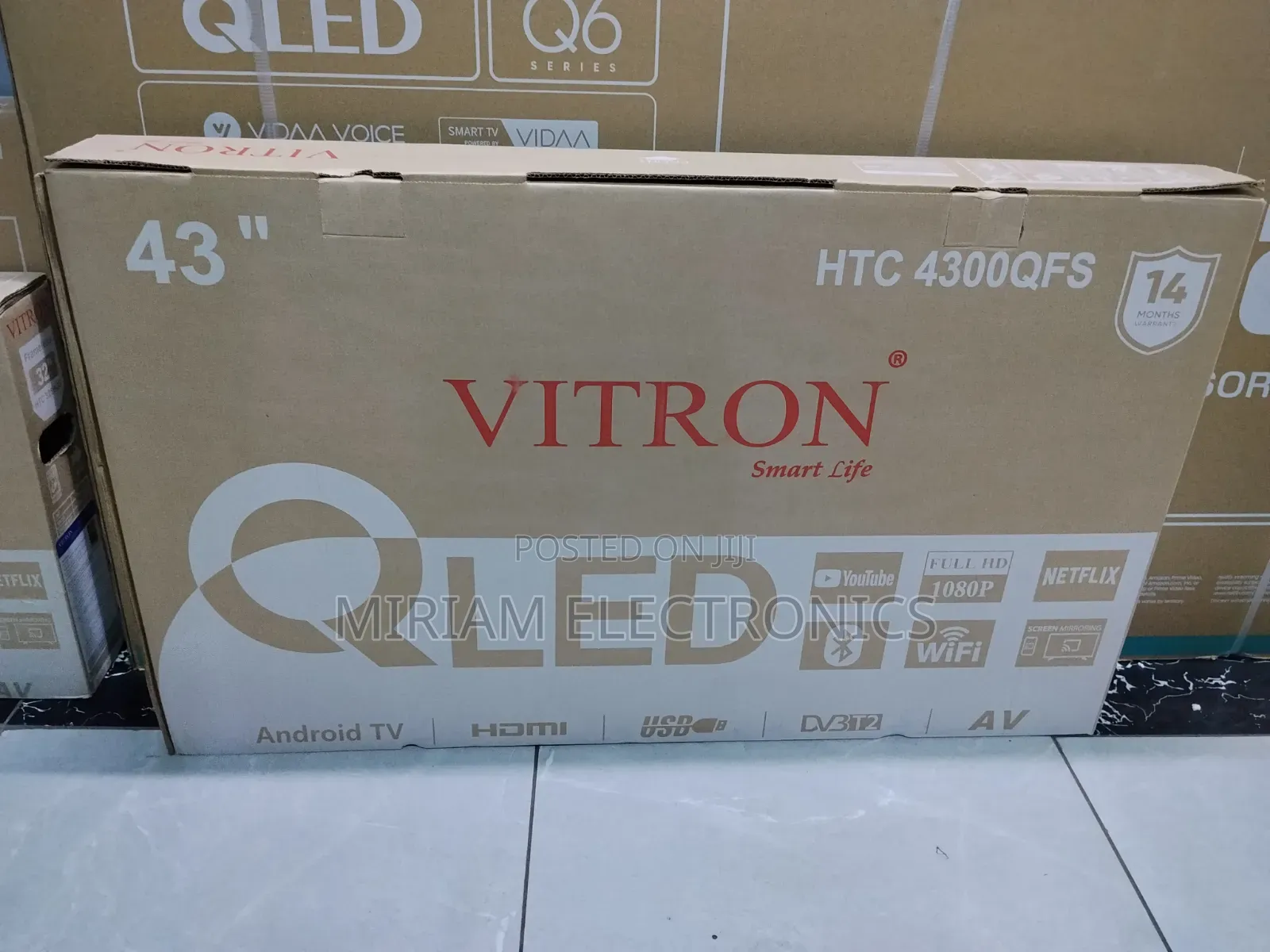 Vitron 43 Inch Qled Htc4300qfs Tv