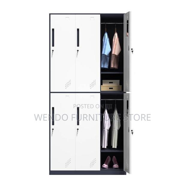 Office Cabinet; Six Lockers Gray Office Cabinet - thumbnail 4