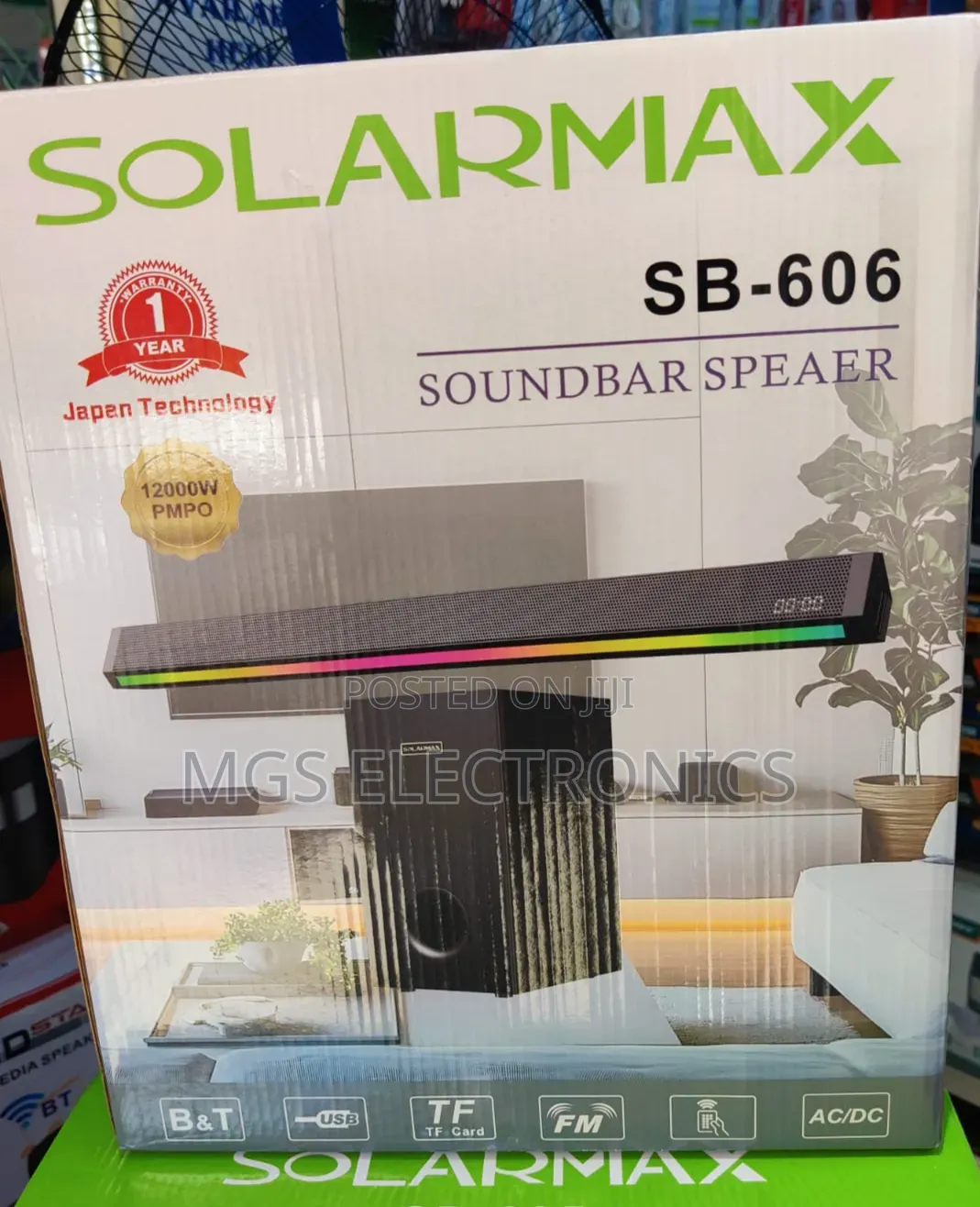 *Solarmax Sb606 2.1 Soundbar *New *