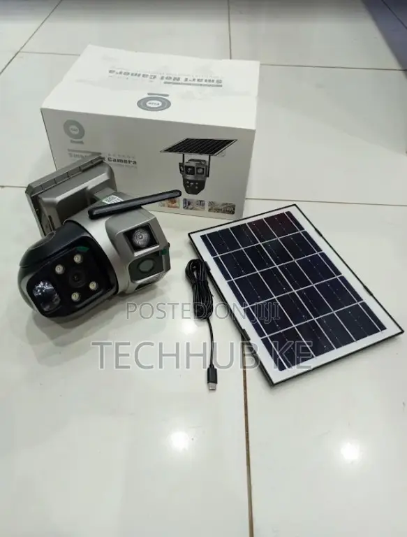 Dual Lens 4g Solar Camera 4mp Battery Powered Wireless 4g Solar Camera