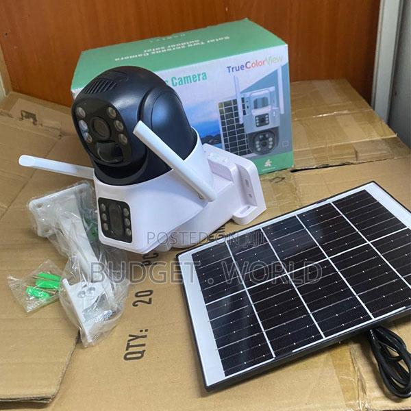 Solar Powered Dual Camera CCTV – 4g PTZ Camera With Two-Way Audio