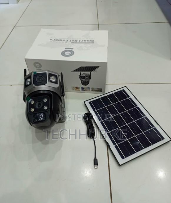 4g Solar Camera Dual Lens 4g Solar Powered Dual Lens Outdoor Camera