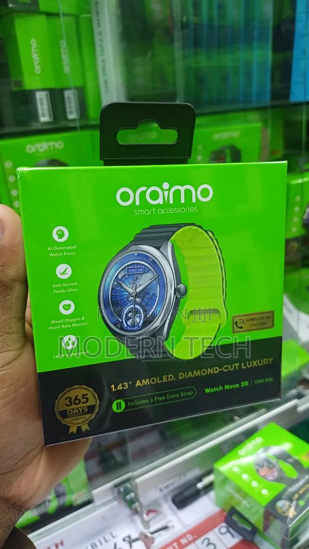 Oraimo Watch Nova 2r Smart Watch – Amoled Display 35-Day Standby - thumbnail 2