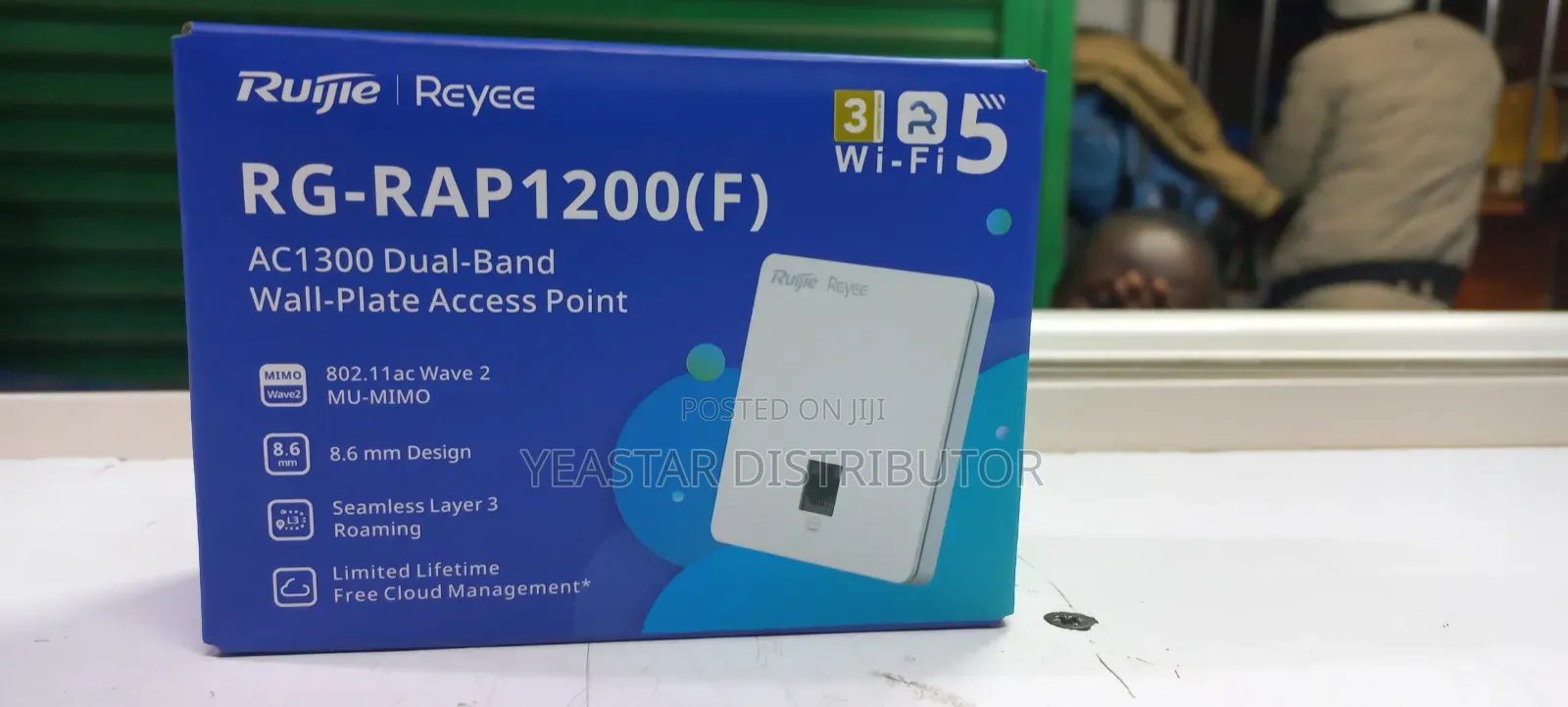 Ruijie Reyee Rg-Rap1200(F)Ac1300 Dual-Band Wall-Plate Access Point