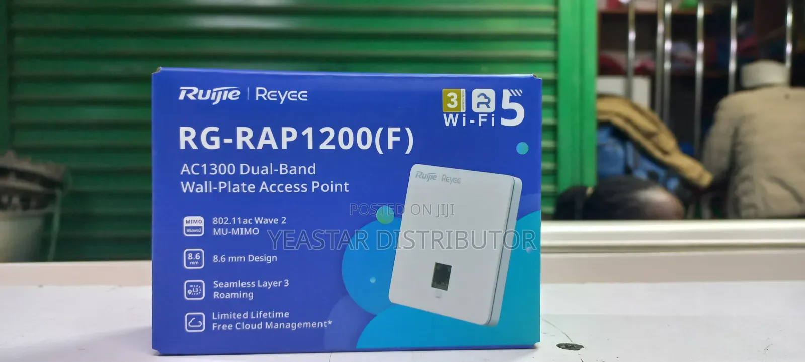 Ruijie Reyee Rg-Rap1200(F)Ac1300 Dual-Band Wall-Plate Access Point
