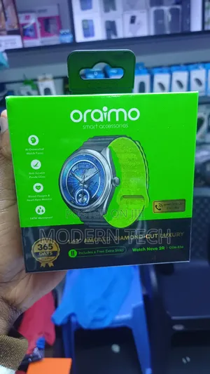 New Oraimo Watch Nova 2r – Premium Amoled Smart Watch With Hd Calling