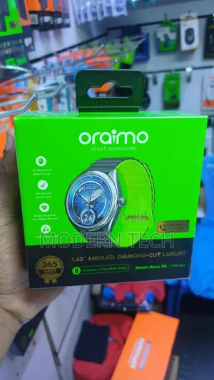 Oraimo Watch Nova 2r – 100+ Sports Modes, Ip68 Waterproof Smart Watch