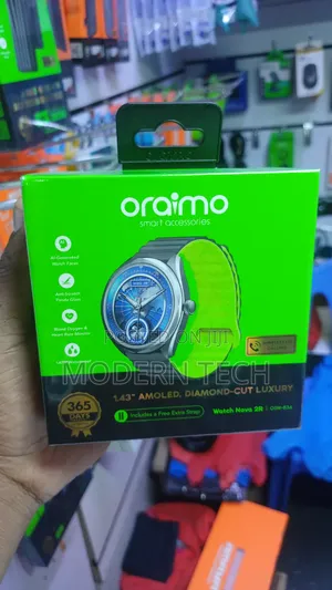 Oraimo Watch Nova 2r – 100+ Sports Modes, Ip68 Waterproof Smart Watch