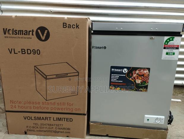 Volsmart 90l Chest Freezer – Compact Deep Freezer