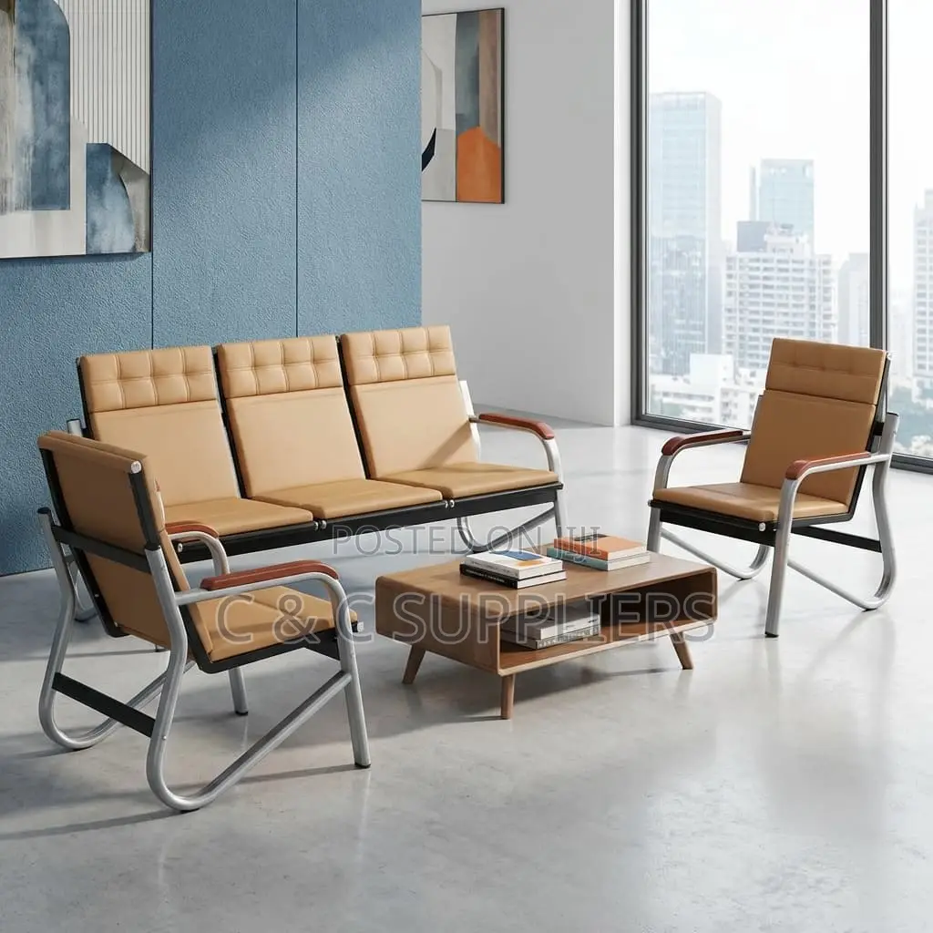 5-Seater Leather Sofa
